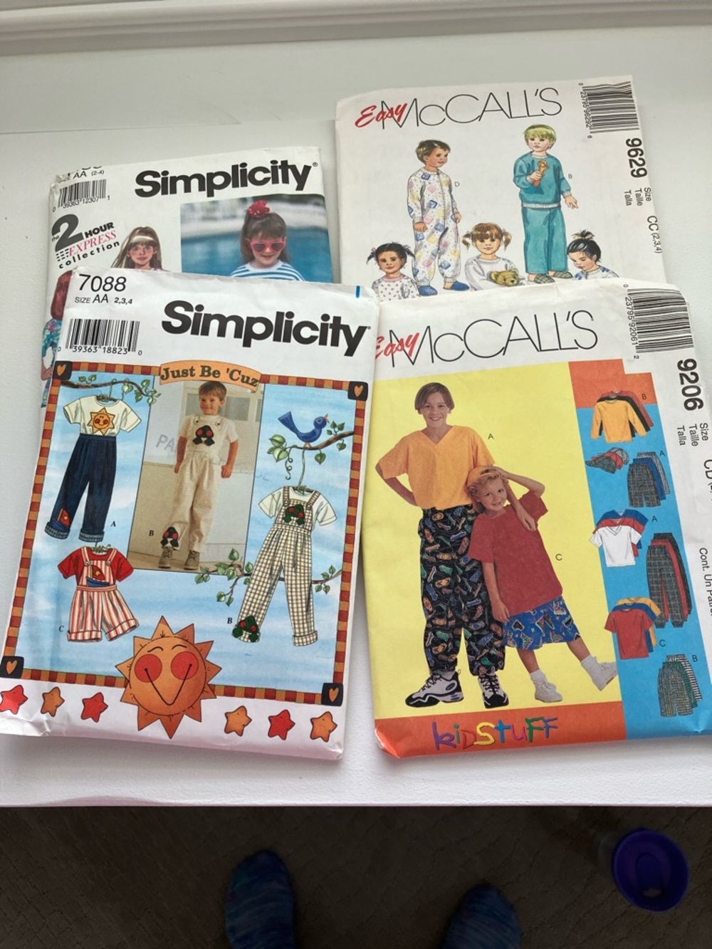 Four Sewing Patterns Children’s Sizes 2 - 4